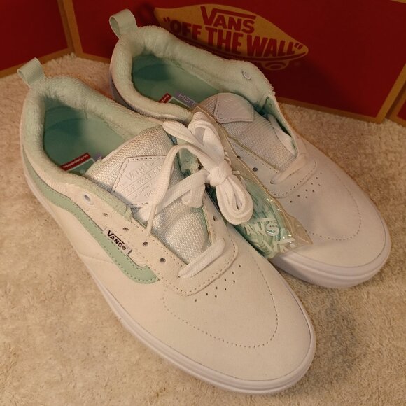 Vans Men's 7/Women's 8.5 Kyle Walker Sport Vtg White/Mint VN0A5JIE9C9 - Picture 3 of 12